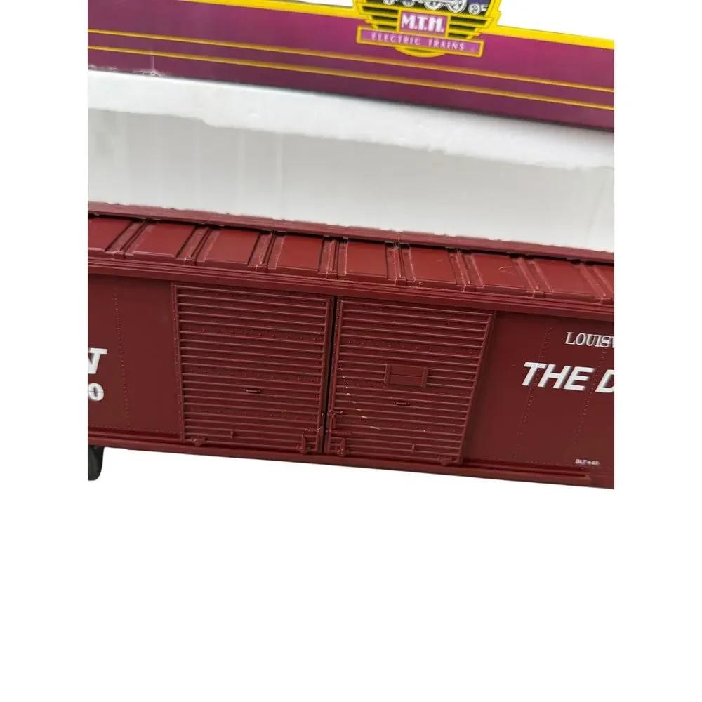 Title: MTH O Scale Louisville & Nashville 50’ Double Door Box Car #41030